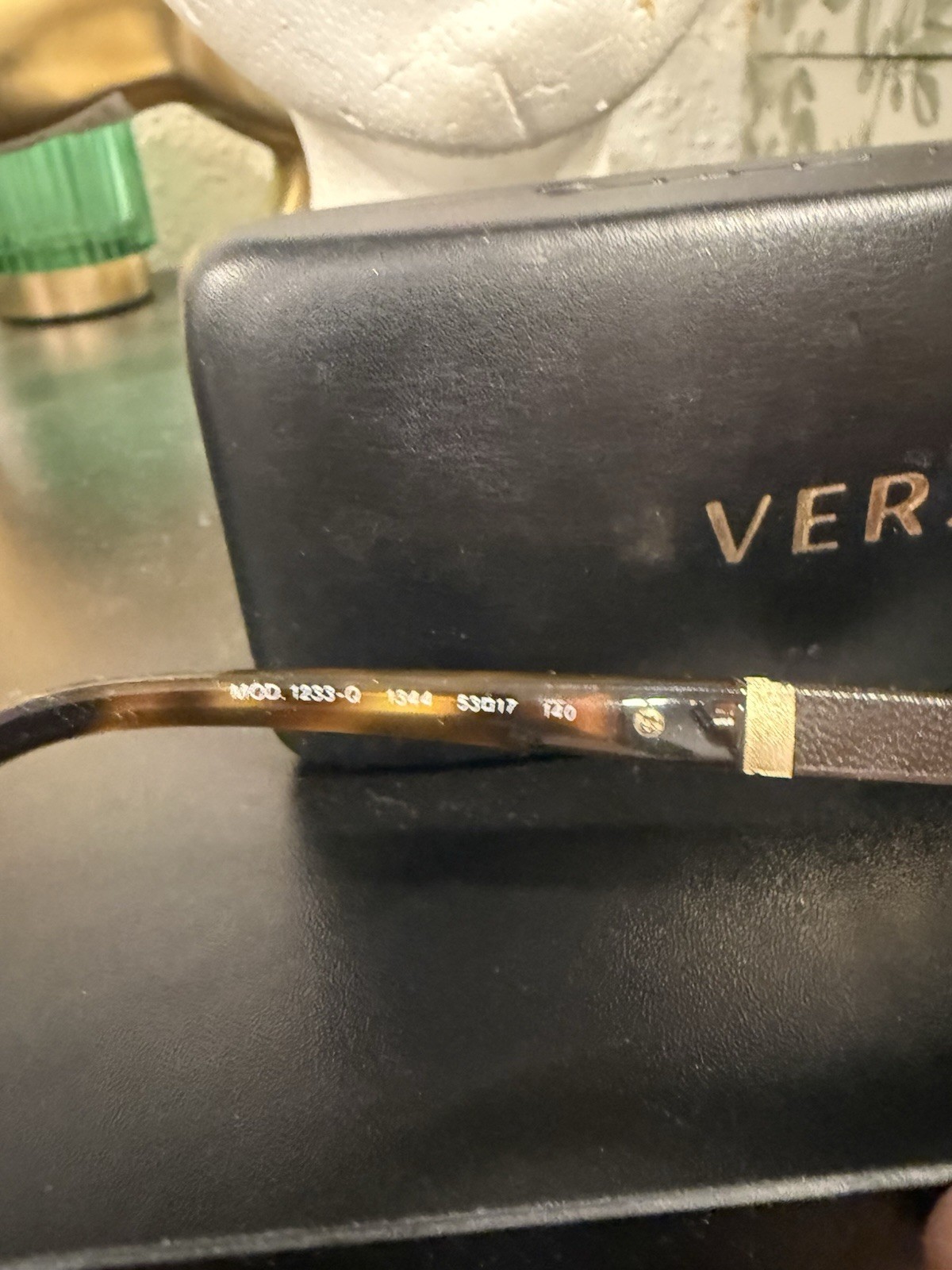 Versace Tortoise Eyeglass Frames Authentic Made I… - image 6
