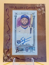 2025 Topps Allen & Ginter MA-SBE Steward Berroa Blue Jays Rookie Auto Insert