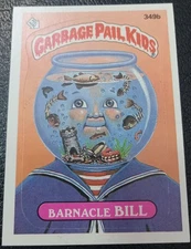 1987 Garbage Pail Kids Original Series 9 (GPK-OS9) #349b Barnacle Bill