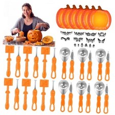 Halloween Pumpkin Carving Kit - 20 DIY Stencils - 6 Sets