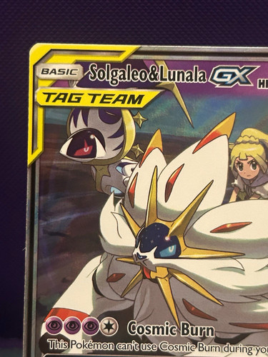 Solgaleo & Lunala GX 75/236 SM Cosmic Eclipse TAG TEAM Holo English