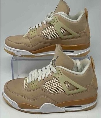 Authentic Nike Womens Air Jordan 4 Retro DJ0675-200 Old Pink Sneakers Shoes Sz 6