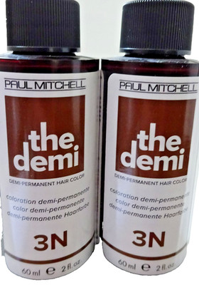 Paul Mitchell The Demi Demi-Permanent Cream Hair Color 3N 2 X 60 ml = 120 ml