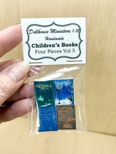 Dollhouse Miniature 1:12 Book Set 4 Pcs Children s Books Vol. 5 NEW