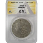 1886 O Morgan Dollar EF 40 Details ANACS Silver $1 Coin SKU:I20375