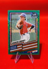 🔥Andrew Jimenez /99 Green Scope Prizm -2026 Stars & Stripes USA 16/17U National