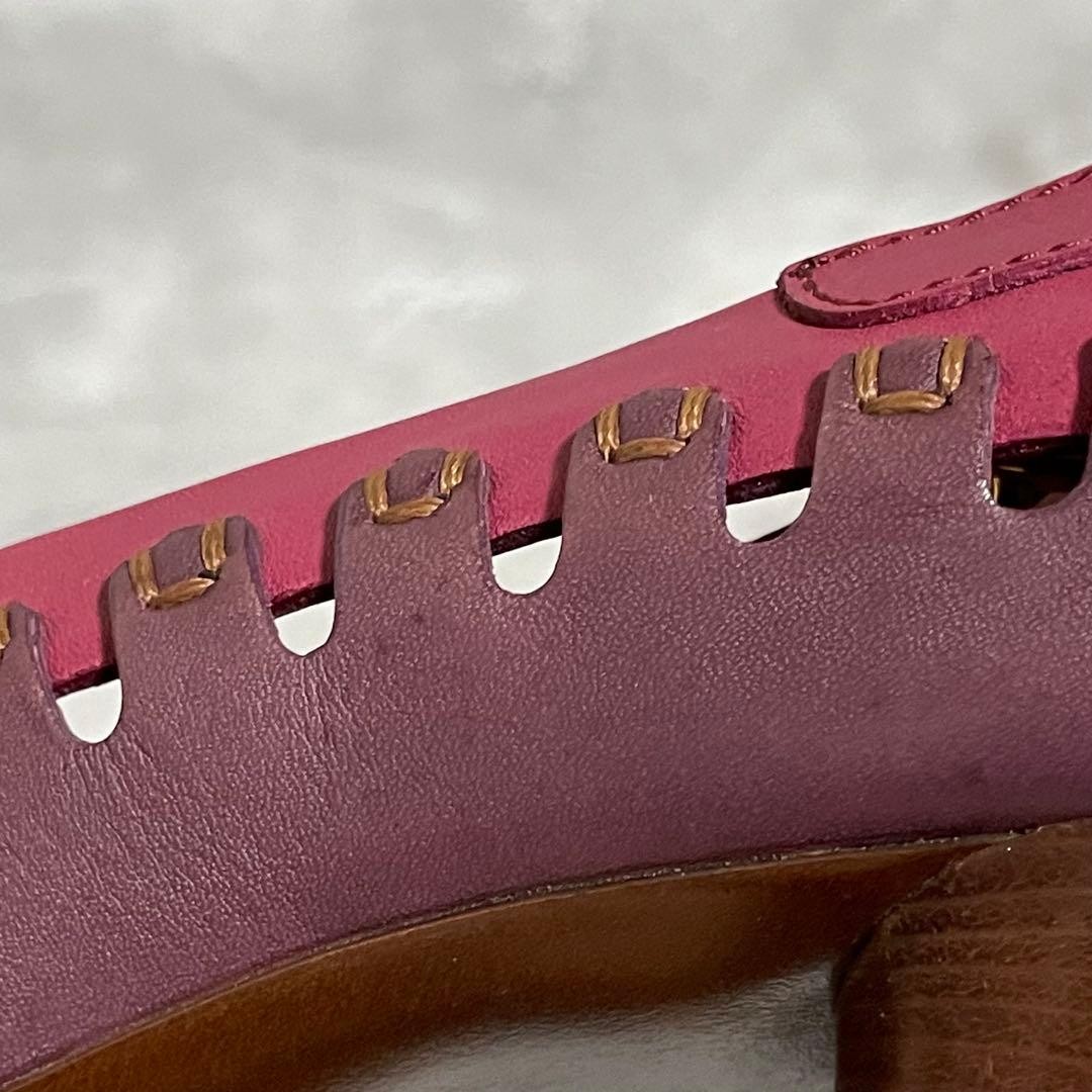 LOUIS VUITTON Pumps Heel Leather Multicolor EU36/US6 120389c thumbnail 17