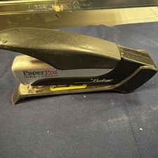 Paper Pro The Prodigy One Finger 25 Sheet Power Manual Stapler Black Jam Free