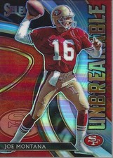 2020 Select Unbreakable Prizm #7 Joe Montana - FB