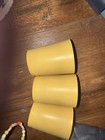 Tupperware Three (3) Juice Tumblers 6 Oz. 1251 vintage  Harvest Gold. — photo 2