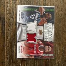 2009-10 Upper Deck DUAL GAME MATERIALS Tracy McGrady & Shelden Williams #DG-ST