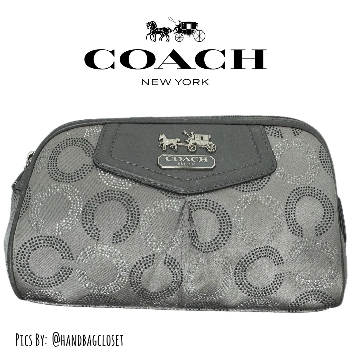 Coach Satin Makeup Makeup Bags for sale | eBay