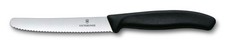 Victorinox Schweiz Tomatenmesser Küchenmesser Tafelmesser Brötchenmesser SCHWARZ