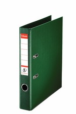 Esselte A4 Lever Arch File, Green, 52mm Spine, Plastic, 811460 350 Sheets Capaci
