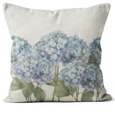 SiuSue Blue Hydrangea Pillow Covers - 18x18 Summer Floral Outdoor Pillow