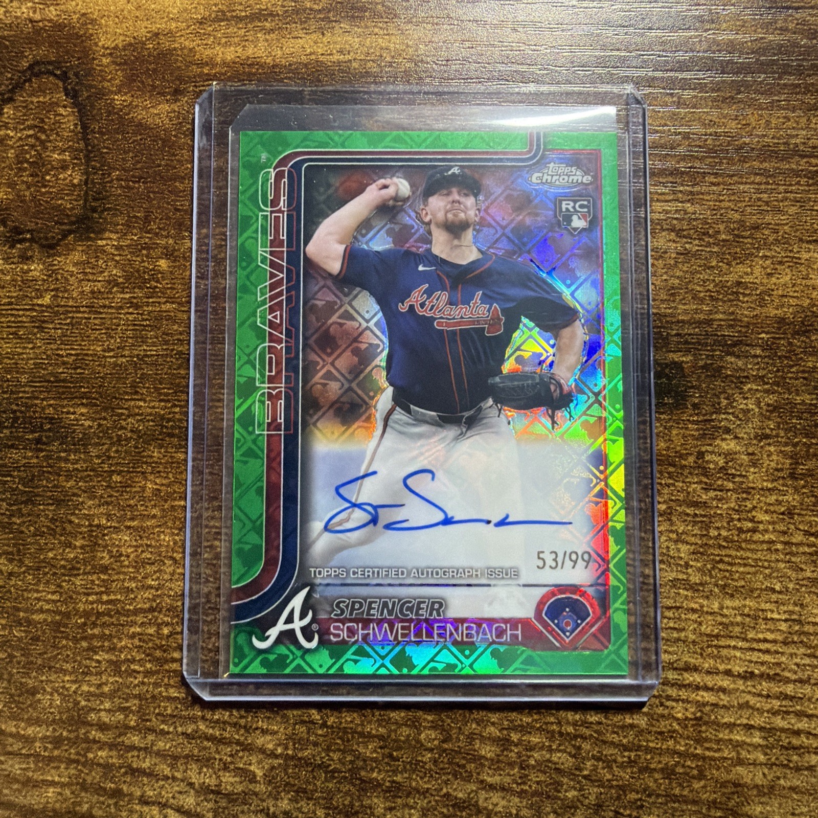 Spencer Schwellenbach 2025 Topps Chrome Logofractor Edition #RA-SS 