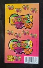 Scratch & Sniff Stickers Sheet NIP Mello Smello Fruit Candy scent
