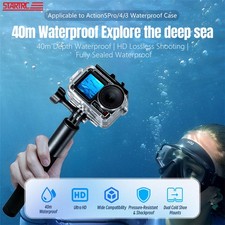 40M Camera Outdoor Dive Housing Underwater Photography vlog for DJI Action 5Pro