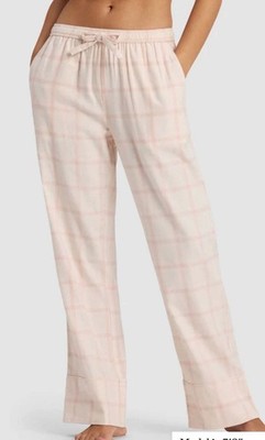 Cozy Earth Women's Farmhouse Pajama Pant Quartz Plaid Size M