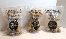 Taco Bell Talking Chihuahua Toy Lot of 3 Different Dogs