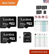 Factory Wholesale Micro SD Card 512MB 0.5GB Pack of 3 in Bulk Low Capacity fo...