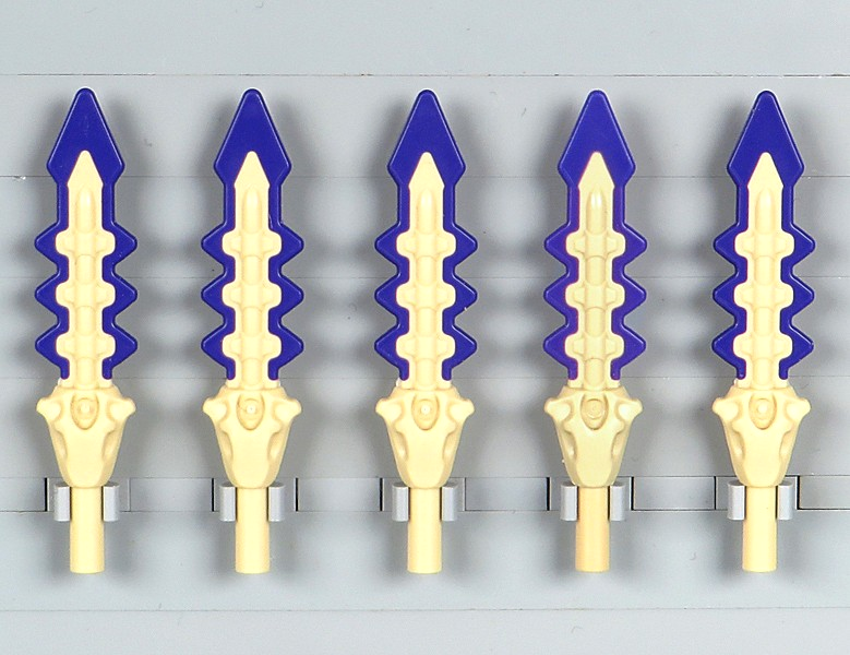 【foil】パイオアニア青黒ならずもの　28枚セット LEGO Ninjago - 5 Anacondrai Cult Serrated Bone Swords, Part