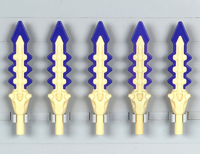 LEGO Ninjago - 5 Anacondrai Cult Serrated Bone Swords, Part