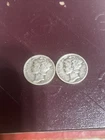 1942 & 1944 Mercury Dime Lot of 2