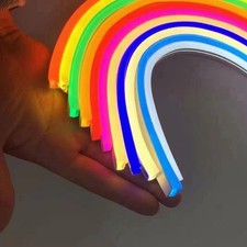 Led Rope Lights Neon Strip Light Outdoor Waterproof Flexible Tupe Light 12v 1m