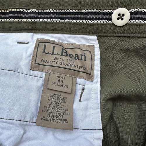 LL Bean Feldhose Herren 44 29 grün hellbraun Tek Upland Brush Briar Jagd Outdoor - Bild 4 von 6