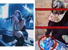 Stella Lefty signed 8x10 Photo EXACT PROOF c Hot BOSTON Singer RARE Full Sig COA