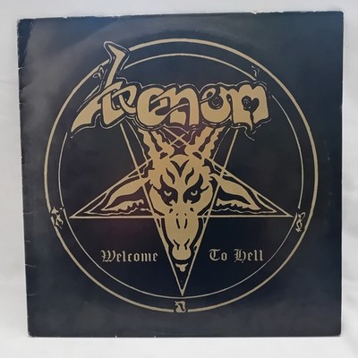 Venom    Welcome To Hell, NEAT 1002, Italy '81, *1st press* Vinyl LP #ae217