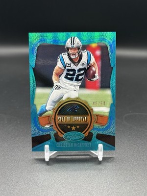 2020 Panini Certified - Seal of Approval Christian McCaffrey #SA-CM Teal 45/50