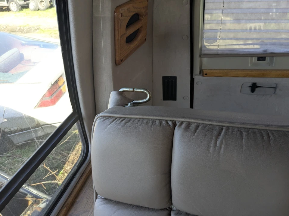 SEAT Dodge Van 1500 2500 3500 TERCERA FILA PLATÓN/ASIENTO DE BANCO Cuero Beige Foto 4 de 4