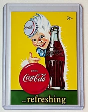 Coca-Cola Limited Edition Artist Signed "Refreshing" Trading Card 2/10