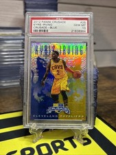 Kyrie Irving 2012-13 Panini Crusade #25 Blue Prizm Rookie Card Gem Mint PSA 10. rookie card picture