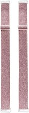 New Pink Glitter Moly Story Wide Decorative Bra Straps Replacement for Strapless