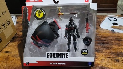 Rare Fortnite Black Knight 4'' Action Figure Jazwares Epic Games 2021 Preset Pack
