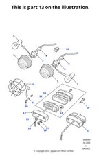 Land Rover Genuine Plinth Licence Plate Fits Defender 1987-2006 2007 On 345597