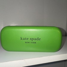 Kate Spade New York Hinged Hard Case for Glasses Green/Black