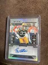 2024 PANINI CONTENDERS RC #241 EVAN WILLIAMS CONFERENCE TICKET AUTO 15/75