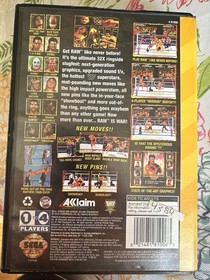 Acclaim WWF Raw Sega Genesis 32X 