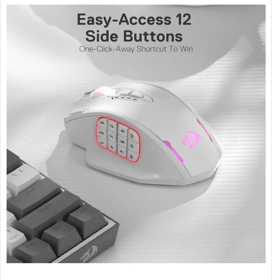 Redragon M913 Impact Elite Wireless Gaming Mouse, 16000 DPI - Image 3 of 4