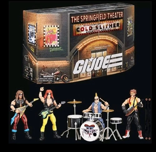 GI JOE CLASSIFIED SERIES COLD SLITHER SET SDCC 2025 EXCLUSIVE NEW MIB RARE