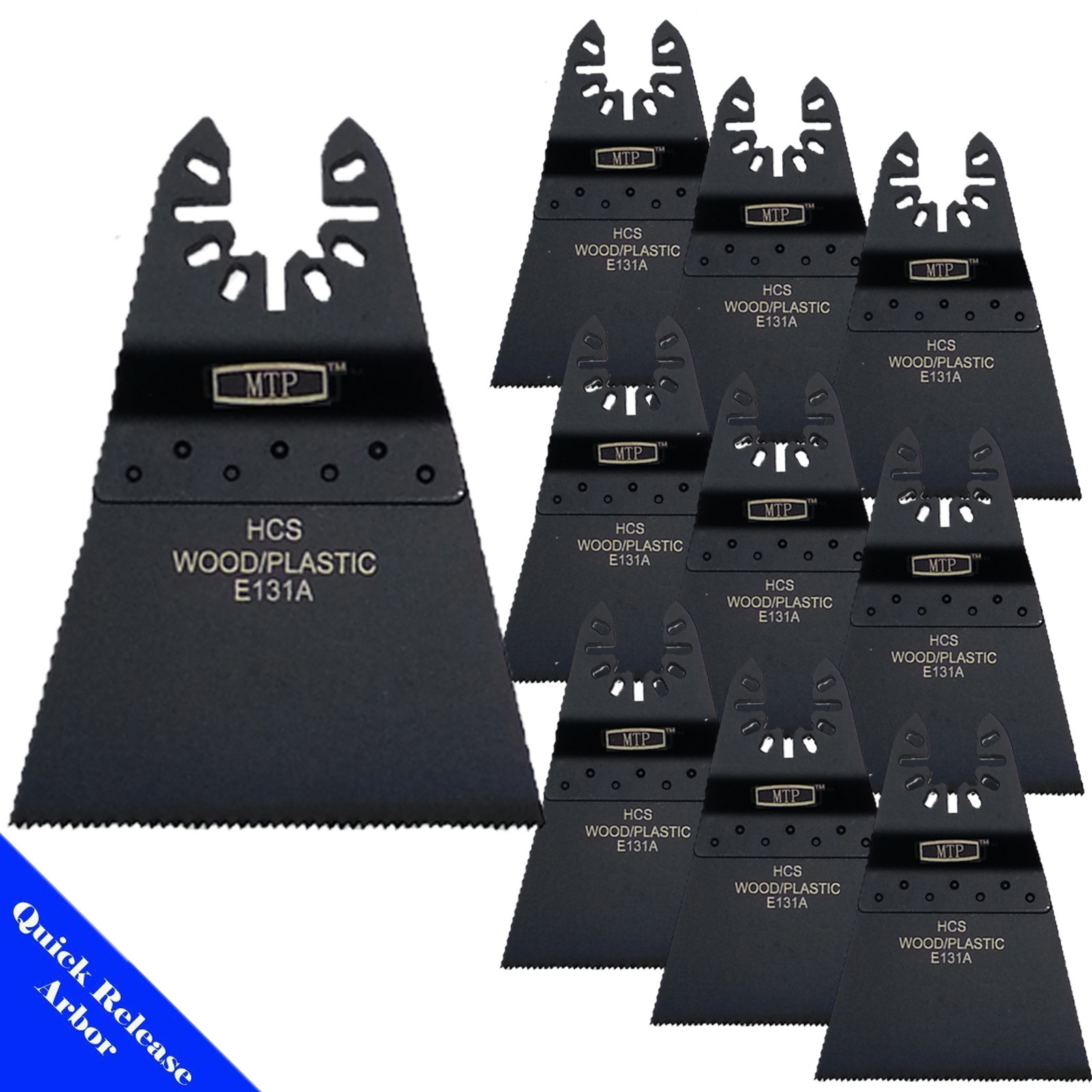 10 Wood Blade Oscillating Multi Tool For Fein Black and Decker