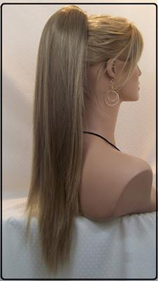 18-Ash-Blonde-High-Ponytail-Clip-on-Human-Hair-Extension-16-20-24