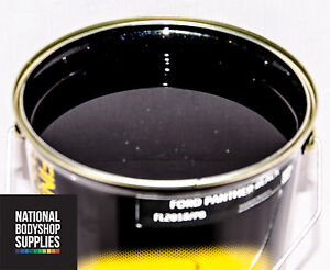Ford metallic panther black paint #8