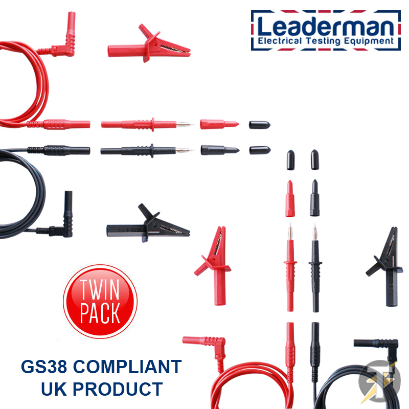 Clamp Meter Test Lead Set for Fluke Megger Kewtech and more LDM020 Multimeter