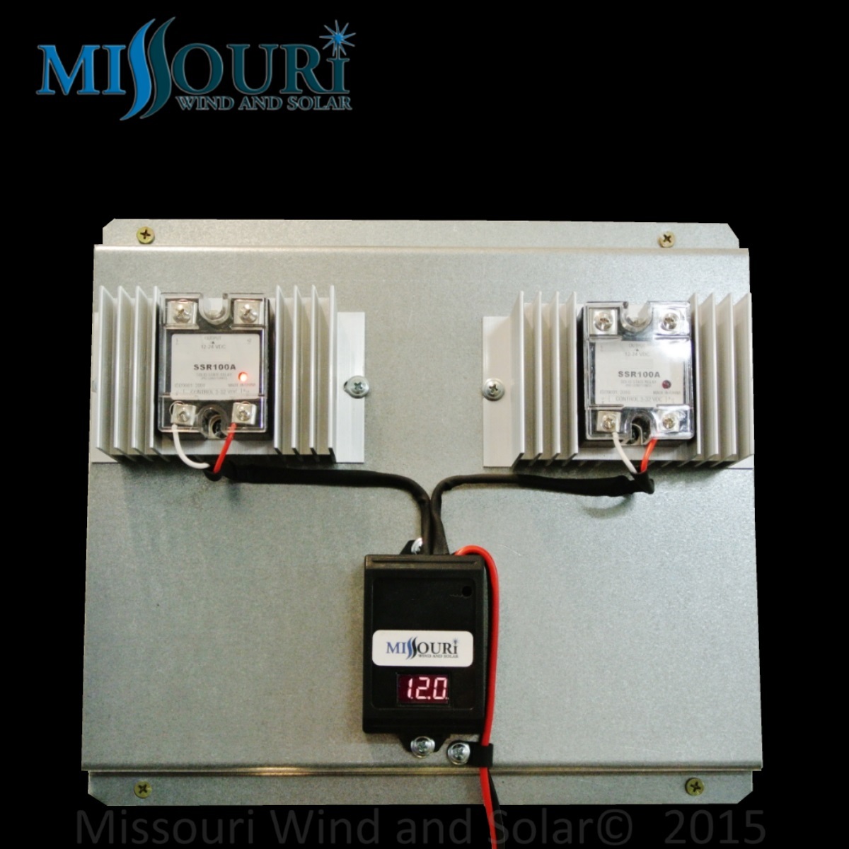 200 Amp 12 Volt Solid State Digital Charge Controller 4 Wind Turbine