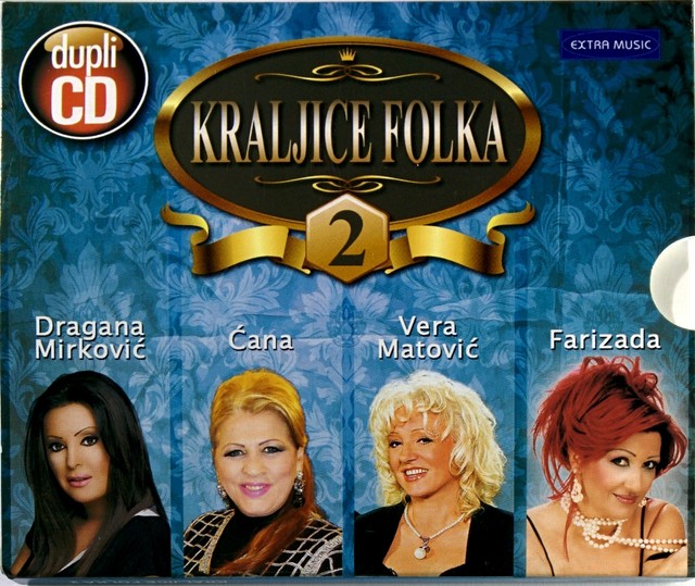 2CD KRALJICE FOLKA2 DRAGANA MIRKOVIC CANA VERA MATOVIC FARIZADA